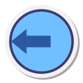 Logout Rounded Left icon