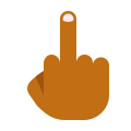 Mittelfinger-Hauttyp-5 icon