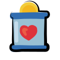 caixa de caridade icon