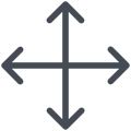 Redimensionner Quatre Directions icon