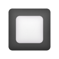 bouton-carré-noir-emoji icon