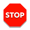 Panneau stop icon