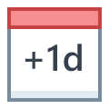 Plus 1 Tag icon