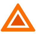 Avertissement de danger clignotant icon