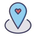 Romantic Location icon