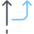 枝矢印 icon