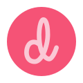 Dribbble cerchiato icon