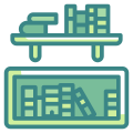 Bookshelves icon