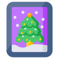 Mobile Christmas icon