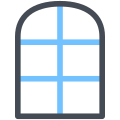 Окно в комнате icon