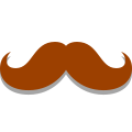 Moustache anglaise icon