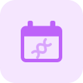 Schedule DNA processing on a specific date marked on a calendar icon