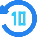 Repetição de 10 icon