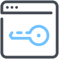 Веб-ключ icon