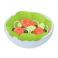 emoji-de-ensalada-verde icon