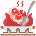 Frying icon