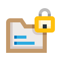 Locked folder icon