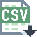 エクスポートCSV icon