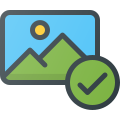 Checked Image icon