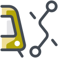 percorso del tram icon