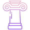 Ionic Greek Pillar icon