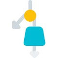 Pulley function a mechanics chapter in a Secondary Education icon