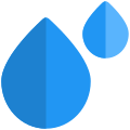 Soft water used in a washing machine to minimize scaling icon