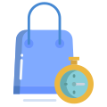 Shopping Bag Timer icon