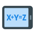 タブレット上の数式 icon
