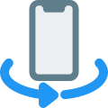 Flip smartphone to switch between primary to seconda icon