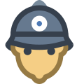 Oficial de policía británico icon