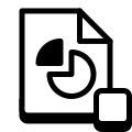 Stop Pie Chart Report icon