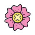 Blumen-Doodle icon