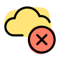 Remove online content from cloud storage layout icon
