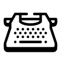 Typewriter Without Paper icon