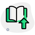 Uploaded an e-book on a portal layout icon