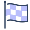 Bandera de llegada icon
