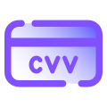 Code de vérification de carte bancaire (CVV) icon