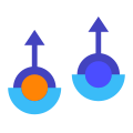 2 本指で上にスワイプ icon