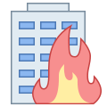 Building on Fire icon