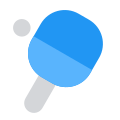 Table tennis an indoor Olympics game layout icon