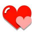 Dos corazones icon