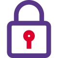 Security unlocking and locking padloch logotype layout icon