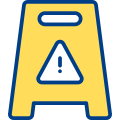 Slippery Floor Warning icon