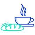 Tea And French Bread icon