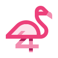 Flamant rose icon