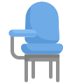 Desk chair icon