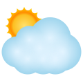 sol-detrás-de-una-gran-nube icon