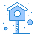 externa-bird-house-camping-flatarticons-blue-flatarticons icon