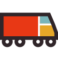 Semi Truck Side View icon